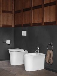 Биде напольное Duravit White Tulip 2293100000 370х580 перелив, отв. под смеситель, крепеж, белый