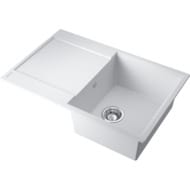 Мойка Omoikiri Daisen-78T WH (780х510х230) врезная, оборачиваемая, тетогранит, цвет: белый 4993522