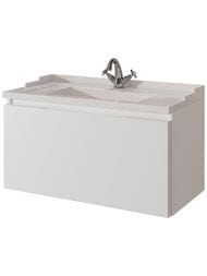 Тумба под раковину Caprigo Ponza-A 80 (820х472х480) подвесная, белый, фасад глад., 1ящ. 13512F-В231