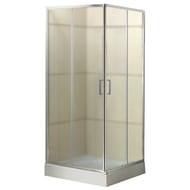 Душевой уголок BelBagno Uno (900х900х1950) UNO-195-A-2-90-P-Cr квадратный,стекло матовое/проф.хром