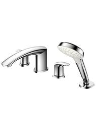 Смеситель для ванны TOTO GM на 4 отверстия, с ручным душем TBG09202R