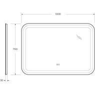 ������� Cezares STYLUS 100x70x3 ���������, ������, ��������, ������ CZR-SPC-STYLUS-1000-700-TCH-WARM