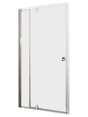 Душевая дверь RAVAK PIVOT PDOP2-100 (961-1011x1900) распашная, стекло Transparent, профиль блестящий