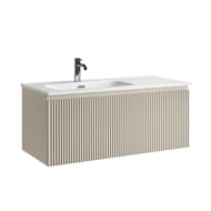 Тумба подвесная SANCOS Snob R 1.0 995х445х406, 1 ящик, доводчик, Beige Soft ,SNR1.0100LCE