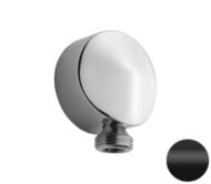 Шланговое подключение Remer 1/2" гш, круглый, черный матовый 309LNO — миниатюра 1