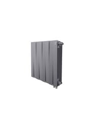 Радиатор биметаллический, 10 секций ROYAL THERMO PianoForte 500 Silver Satin нижнее подкл