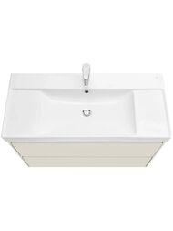 Тумба под раковину Roca Ona Ivory 1000, 985x450x565 слоновая кость, 2 ящика, ZRU9308356