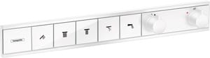 Смеситель для душа Hansgrohe RainSelect встраиваемый, термостат, с 5 кнопками,белый матовый 15384700