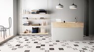 ��������������� ������ Sant Agostino Patchwork B&W Grey (200�200) ����� (��.�.)