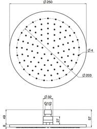 ������� ��� FIMA Carlo Frattini Wellness 250��, � ����������, ������, ���� F2621/2CR