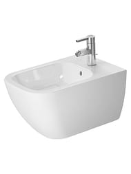 Биде подвесное DURAVIT HAPPY D.2 365х540х285 отверстие под смеситель, перелив 2258150000
