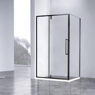 Душевой уголок Vincea Slim-N 1000х900х1950 VSR-4SNP9010CLB прямоугольный, черный — миниатюра 1
