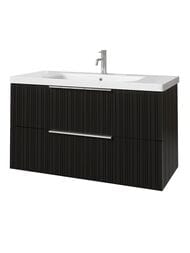 Тумба под раковину Caprigo RAIN-Smalty 100 (976х446х550) подвесной, 2 ящика, 36514eml-020.000.00.05