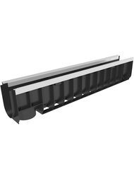 Лоток пластиковый усиленный DN 100 Gidrolica Standart Plus (1000х148х188) 9 л/сек  8024