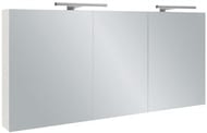 Шкаф зеркальный Jacob Delafon EB789RU-N18 (1400х143х650) 3 дверцы, подсветка, белый — миниатюра 1