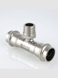 Пресс тройник VALTEC 22х1/2"Нх22, нерж. сталь, VTi.933.I.220422 — изображение 2
