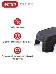 ������� KETER ATLANTIC (197x74x36), ������