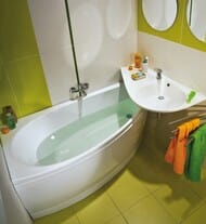 Ванна акриловая RAVAK AVOCADO 160х75 белая L левая