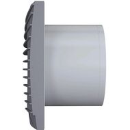 Вентилятор DICITI SILENT D100 накладной, 87 м3/ч, 25 дБ, обр.клапан, dark gray metal, SILENT 4C Dark