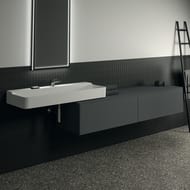 Тумба под раковину Ideal Standard CONCA (1985x505x370) 2 ящика, антрацит, со столешницей T4316Y2