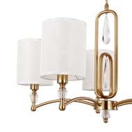 Подвесной светильник Freya Riverside (Риверсайд) FR1007PL-05BS, IP20,латунь