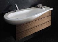 �������� Laufen ILBAGNOALESSI ONE 8.1497.3.400.104.1 (1200�500�165) ������, ��������� ��� ���������, �����, LCC
