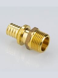 Соединитель VALTEC, аксиальный, 20х1/2"Н, латунь CW614N, VTm.401.G.002004 — миниатюра 10