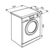 ��������������� ���������� ������ � ������ SMEG LSF147E (600�850�550), �������� 7��, ���� �����