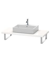 Столешница Duravit DuraStyle 800х550х45 1 вырез, белый глянец DS102C02222