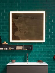 ������� Duravit L-Cube 800�700�67 � 4-��������� ����������, ������, LC7381018180000