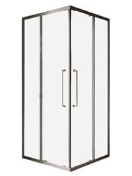 Душевой уголок CEZARES RELAX (800х800х2000) RELAX-304-A-2-80-C-GM стекло прозрачное/оружейная сталь