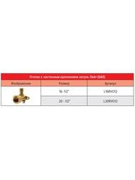 Водорозетка РОСТЕРМ Лайт 16х1/2"В, латунь (Q&E), L16RVO12