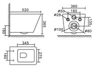 ������ ��������� BelBagno Ardente-C (360�520�365) ������������, ������ ������� BB3202CHR-MB