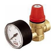 Клапан предохранительный с манометром Watts SVM 1/2" x 3/4" 2,5 бар  10004647
