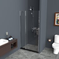 ����� � ���� BelBagno Uno (1100x1900) UNO-B-12-40+70-C-Cr ���������, ������ ����������/������� ����