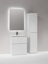 Тумба под раковину Sancos Folk Floor FL70FW 690х445х850 напольная, с 2-мя ящиками, цвет: Bianco