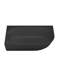 Ванна угловая Salini SOFIA CORNER L (1700х850х590) искусств.камень, S-Stone, черный матовый 102525MF
