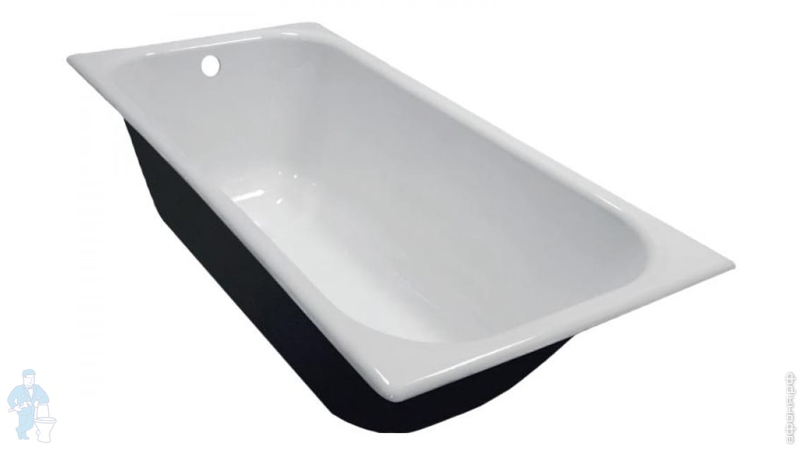 Ванна чугунная эмалированная Универсал Ностальжи 1500х700 б/ручек, с ...