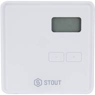 Терморегулятор STOUT ST-294v1 проводной, ЖК-дисплей, белый, STE-0101-029411 — миниатюра 1