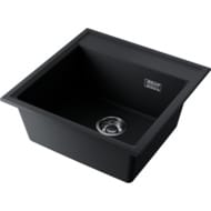 Мойка Omoikiri DAISEN 51 BL (510х510х195) врезная, артгранит, цвет черный 4997303