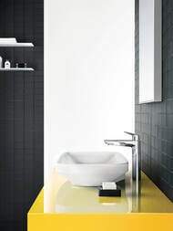 Смеситель Hansgrohe Logis 71091 для умывальника, высокий фиксированный излив, без донного клапана — изображение 10