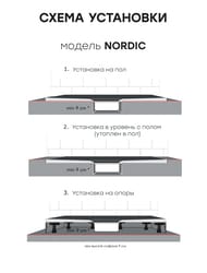 ������� ������ Starohome NORDIC 100�90 BLACK MATT, 68883546