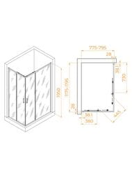 ������� ������ RGW Passage PA-246B (1200�800�1950) �������., ��. 6�� ����������/������ 030824682-14