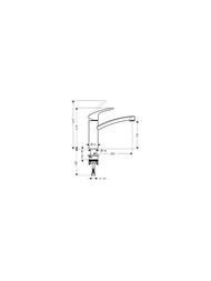 ��������� Hansgrohe Focus M41 ��� ����� 160�� ���������� ����� ���� 31806000