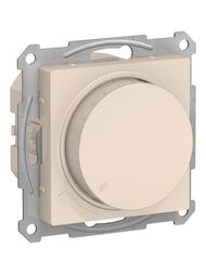 Светорегулятор (диммер) Systeme Electric ATLASDESIGN поворотно-нажимной 630Вт бежевый ATN000236