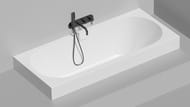 Ванна встраиваемая Salini Ornella Axis Kit 180 103521M 1800х800х600 S-Stone, белый матовый