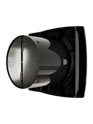 Вентилятор ERA WAVE D100 накладной, 100 м3/ч, 25 дБ, обр. клапан, черный, WAVE 100C Black classic