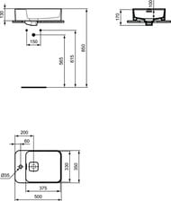 ���������� Ideal Standard Lux STRADA II 500�350�130 T296401 ���������