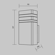 Настенный светильник Maytoni Unter den Linden (Унтер ден Линден) O578WL-01B, E27х1 60Вт IP 54, черный — изображение 4