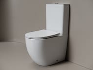 Унитаз-компакт Ceramicanova Мия (Mia) Торнадо с бачком сиденье микролифт белый арт CN1801T